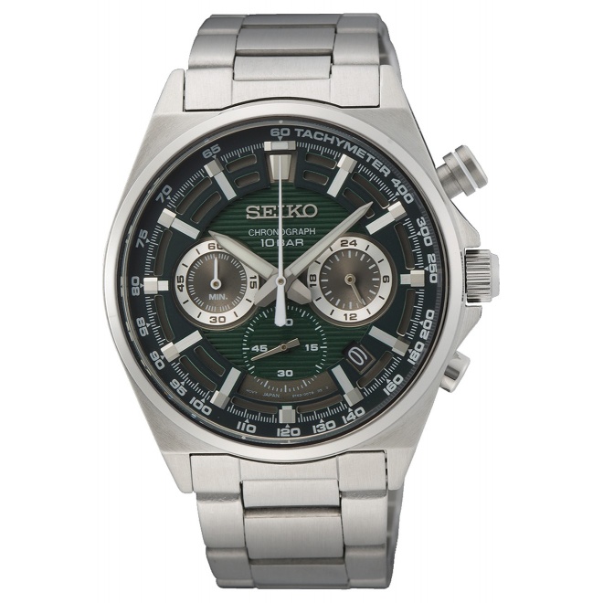 Seiko ∅41 mm - 10 ATM, Esfera verde - SSB405P1