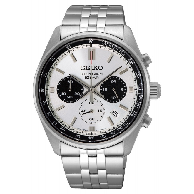 Seiko ∅41,5 mm - 10 ATM, Esfera blanca - SSB425P1