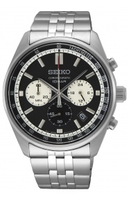 Seiko ∅41,5 mm - 10 ATM, Esfera negra - SSB429P1
