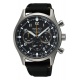 Seiko ∅43 mm - 10 ATM, Esfera negra, correa de nailon - SSB449P1