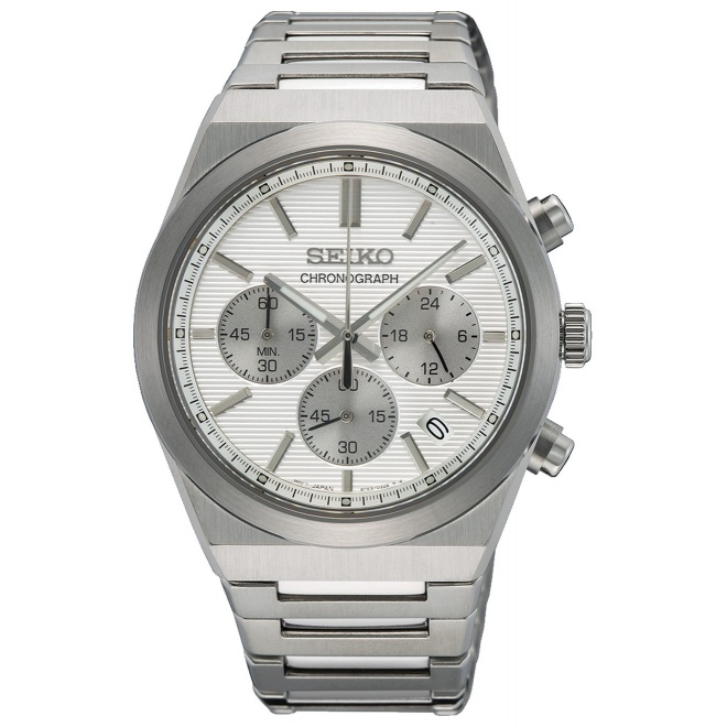 Seiko ∅40 mm - 10 ATM, Esfera blanca - SSB451P1