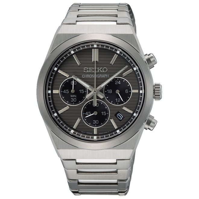 Seiko ∅40 mm - 10 ATM, Esfera gris - SSB455P1