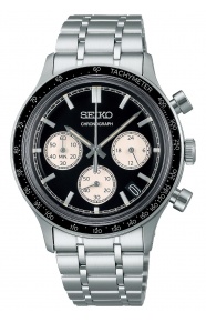 Seiko ∅38,7 mm - 5 ATM, Esfera negra - SSB479P1