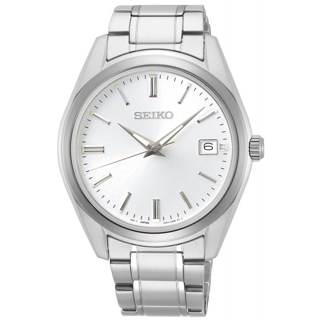 Seiko ∅40,2 mm - 10 ATM, Esfera plateada - SUR307P1
