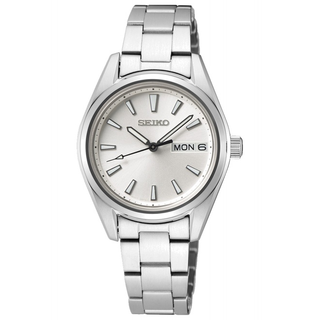 Seiko ∅29,8 mm - 10 ATM, Esfera plateada - SUR349P1