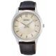Seiko ∅39,4 mm - 10 ATM, Esfera champán, correa de piel de vaca - SUR421P1