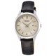 Seiko ∅29,9 mm - 10 ATM, Esfera champán, correa de piel de vaca - SUR427P1