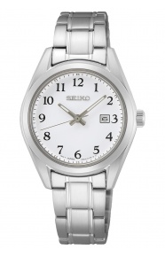 Seiko ∅29,8 mm - 10 ATM, Esfera blanca - SUR465P1