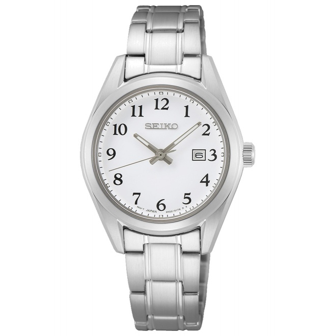 Seiko ∅29,8 mm - 10 ATM, Esfera blanca - SUR465P1