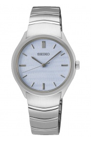 Seiko ∅30 mm - 5 ATM, Esfera azul claro - SUR549P1
