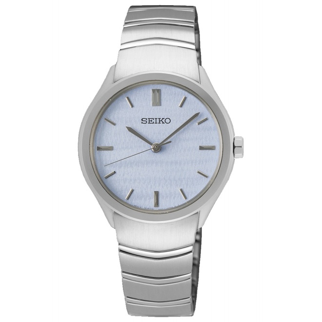 Seiko ∅30 mm - 5 ATM, Esfera azul claro - SUR549P1