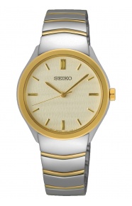 Seiko ∅30 mm - 5 ATM, Esfera champán - SUR550P1