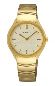Seiko ∅30 mm - 5 ATM, Esfera champán - SUR552P1