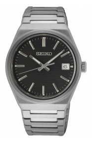 Seiko ∅38,9 mm - 10 ATM, Esfera negra - SUR557P1