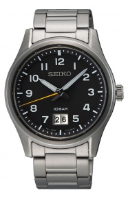 Seiko ∅39,5 mm - 10 ATM, Esfera negra - SUR569P1