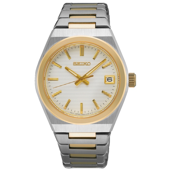 Seiko ∅34 mm - 10 ATM, Esfera plateada - SUR578P1
