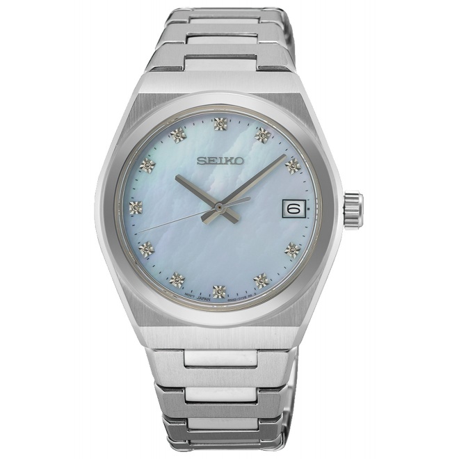 Seiko ∅34 mm - 10 ATM, Esfera nácar azul - SUR603P1