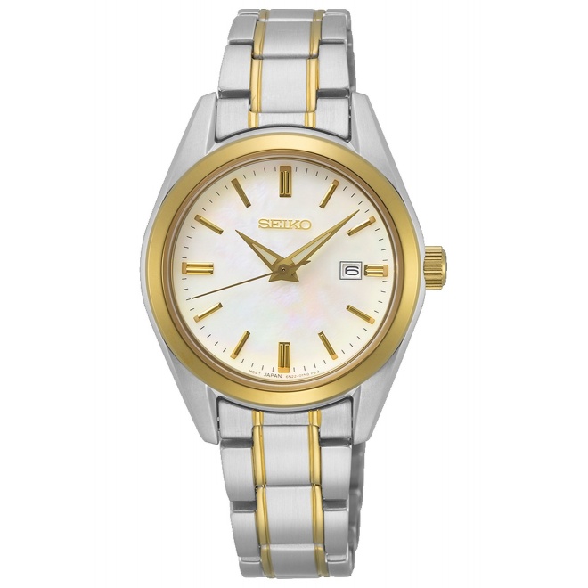 Seiko ∅29,8 mm - 10 ATM, Esfera nácar blanco - SUR636P1