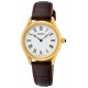 Seiko ∅29 mm - 5 ATM, Esfera blanca, correa de piel de vaca - SWR072P1