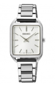 Seiko ∅26 mm - 5 ATM, Esfera blanca - SWR073P1