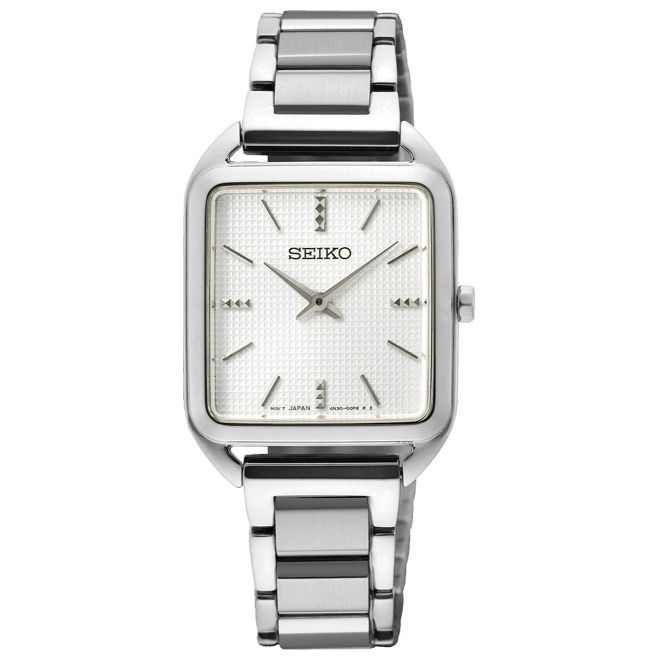 Seiko ∅26 mm - 5 ATM, Esfera blanca - SWR073P1