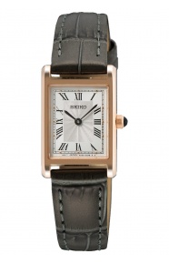 Seiko ∅18,9 mm, Esfera plateada, correa de piel de vaca - SWR096P1