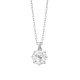 Colgante de oro blanco de 18 Kt con diamantes de 0,35 a 0,95 ct