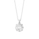 Colgante de oro blanco de 18 Kt con diamantes de 0,35 a 0,95 ct