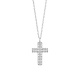 Colgante Micropavé de oro blanco de 18 Kt con diamantes de 0,12 a 0,50 ct