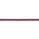 Pulsera Rivière de titanio con rubí