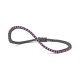 Pulsera Rivière de titanio con zafiro rosa