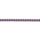 Pulsera Rivière de titanio con zafiro rosa