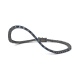 Pulsera Rivière de titanio con zafiro azul