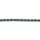 Pulsera Rivière de titanio con zafiro azul