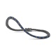 Pulsera Rivière de titanio con zafiro azul