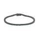 Pulsera Rivière de titanio con tsavorita