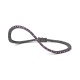 Pulsera Rivière de titanio con zafiro rosa
