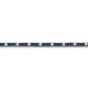 Pulsera Rivière de titanio con zafiro azul y diamantes
