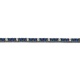 Pulsera Rivière de titanio con zafiro azul y diamantes