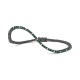 Pulsera Rivière de titanio con tsavorita y diamantes