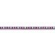 Pulsera Rivière de titanio con zafiro rosa y diamantes