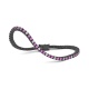 Pulsera Rivière de titanio con zafiro rosa y diamantes