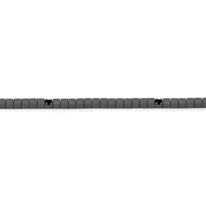 Pulsera Rivière de titanio con diamantes negros de 0,17 a 0,35 ct