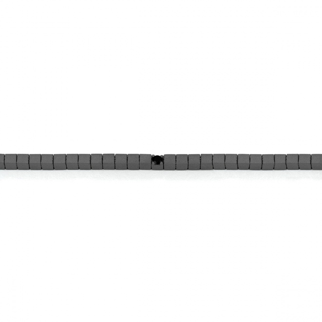 Pulsera Rivière de titanio con espinela