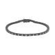 Pulsera Rivière de titanio con diamantes de 0,85 a 1,80 ct