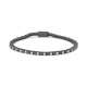 Pulsera Rivière de titanio con diamantes de 0,85 a 1,80 ct