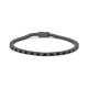 Pulsera Rivière de titanio con diamantes negros de 1,05 a 2,29 ct