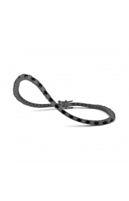 Pulsera Rivière de titanio con espinela