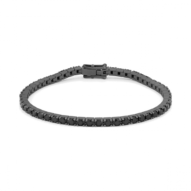 Pulsera Rivière de titanio con espinela