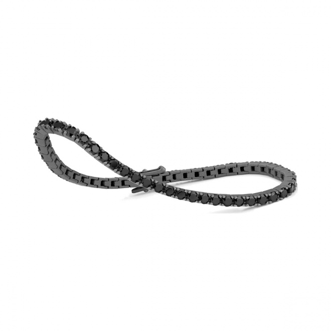 Pulsera Rivière de titanio con espinela